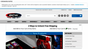 What Bcwsupplies.com website looked like in 2020 (3 years ago)