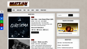 What Beatzjam.com website looked like in 2020 (3 years ago)