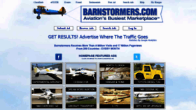 What Barnstormers.com website looked like in 2020 (3 years ago)