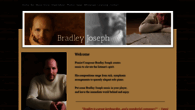 What Bradleyjoseph.com website looked like in 2020 (3 years ago)