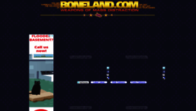 What Boneland.com website looked like in 2020 (3 years ago)