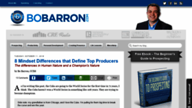 What Bobarron.com website looked like in 2020 (3 years ago)
