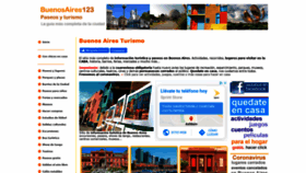 What Buenosaires123.com.ar website looked like in 2020 (3 years ago)