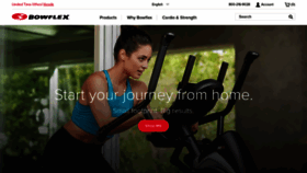 What Bowflex.ca website looked like in 2020 (3 years ago)