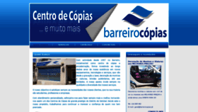What Barreirocopias.pt website looked like in 2020 (3 years ago)