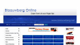 What Blaauwberg.net website looked like in 2020 (6 years ago)