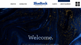 What Bluerockmarketing.net website looked like in 2020 (3 years ago)
