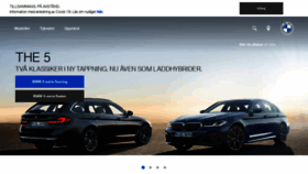 What Bmw.se website looked like in 2020 (3 years ago)
