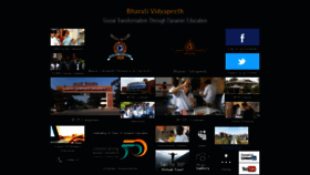 What Bharatividyapeeth.edu website looked like in 2020 (3 years ago)