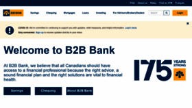 What B2bbank.com website looked like in 2020 (3 years ago)