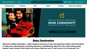 What Babydestination.com website looked like in 2020 (3 years ago)