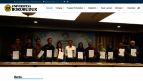 What Borobudur.ac.id website looked like in 2020 (3 years ago)