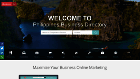 What Businesslist.ph website looked like in 2020 (3 years ago)
