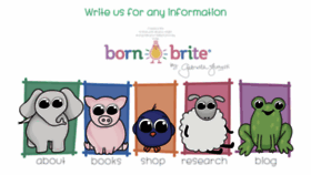 What Bornbrite.com website looked like in 2020 (3 years ago)