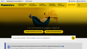 What Bancoposta.it website looked like in 2020 (3 years ago)