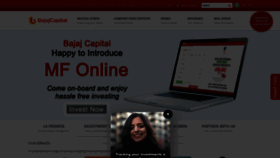 What Bajajcapital.com website looked like in 2020 (3 years ago)