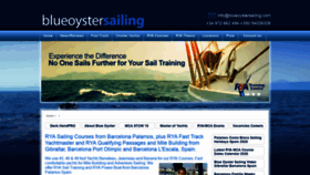 What Blue-oyster-sailing.com website looked like in 2020 (3 years ago)