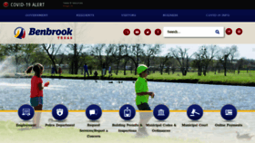 What Benbrook-tx.gov website looked like in 2020 (3 years ago)
