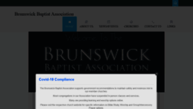 What Brunsbaptist.org website looked like in 2020 (3 years ago)