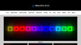 What Binauralblog.com website looked like in 2020 (3 years ago)