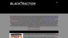 What Blacktraction.com website looked like in 2020 (4 years ago)