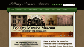 What Bellamymansion.org website looked like in 2020 (3 years ago)
