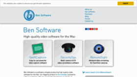 What Bensoftware.com website looked like in 2020 (3 years ago)