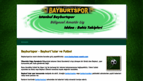 What Bayburtspor.com website looked like in 2020 (3 years ago)
