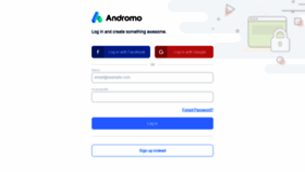 What Builder.andromo.com website looked like in 2020 (3 years ago)