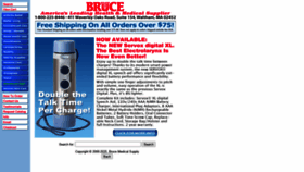 What Brucemedical.com website looked like in 2020 (3 years ago)