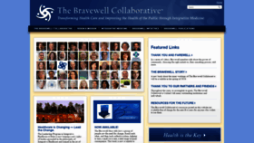What Bravewell.org website looked like in 2020 (3 years ago)
