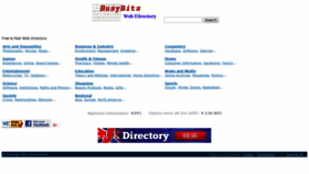 What Busybits.com website looked like in 2020 (3 years ago)