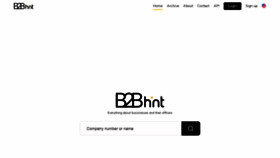 What B2bhint.com website looked like in 2020 (3 years ago)