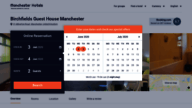 What Birchfields-guest-house.manchesters-hotels.com website looked like in 2020 (3 years ago)
