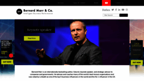 What Bernardmarr.com website looked like in 2020 (3 years ago)
