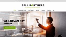 What Bellpartners.com website looked like in 2020 (3 years ago)