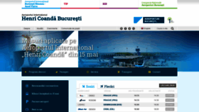 What Bucharestairports.ro website looked like in 2020 (3 years ago)