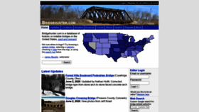 What Bridgehunter.com website looked like in 2020 (3 years ago)