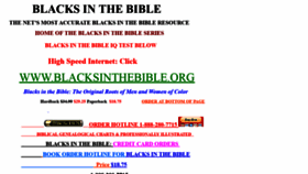 What Blacksinthebible.net website looked like in 2020 (3 years ago)
