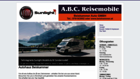 What Beiskammer.at website looked like in 2020 (3 years ago)