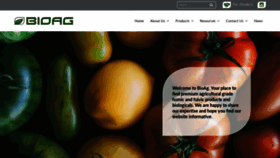 What Bioag.com website looked like in 2020 (3 years ago)