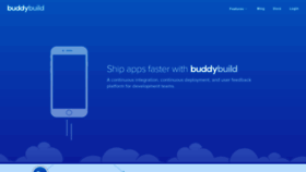 What Buddybuild.com website looked like in 2020 (3 years ago)