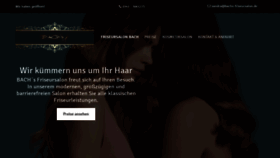What Bachs-friseursalon.de website looked like in 2020 (3 years ago)
