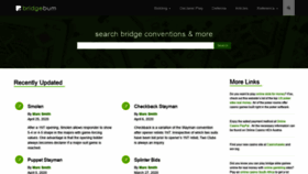 What Bridgebum.com website looked like in 2020 (3 years ago)