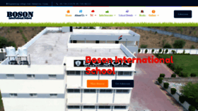 What Bosoninternationalschool.com website looked like in 2020 (3 years ago)