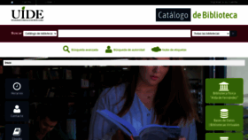 What Biblioteca.uide.edu.ec website looked like in 2020 (3 years ago)
