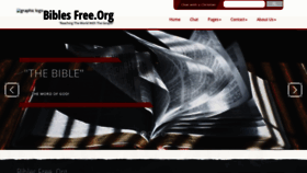 What Biblesfree.org website looked like in 2020 (3 years ago)