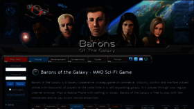 What Baronsofthegalaxy.com website looked like in 2020 (3 years ago)