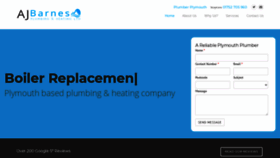 What Barnesplumbing.co.uk website looked like in 2020 (3 years ago)