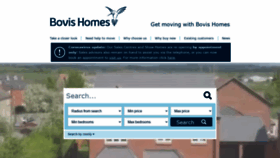 What Bovishomes.co.uk website looked like in 2020 (3 years ago)